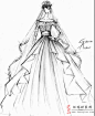 婚纱手绘设计图_20121328 - 时装设计师作品-时装周-时装秀 - 时装图库-环球时装网