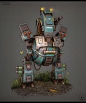 Forgotten machine, Zepu Wu : Marmoset Toolbag 3    Quixel SUITE  3ds Max  Production