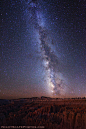 Photograph Milky Way stars over Bryce Canyon by Royce's NightScapes on 500px