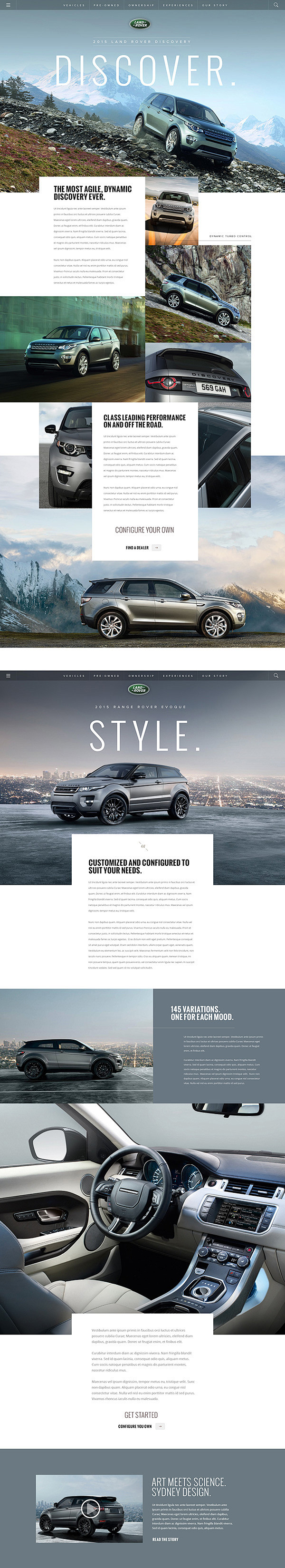 LandRover.com on Beh...