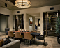 Residential contemporary dining room