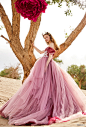 tiglily 2018 bridal off the shoulder heavily embellished bodice tulle skirt princess lavender color ball gown a  line wedding dress chapel train (atria) mv
