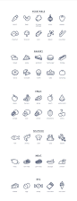 Virtual Food Brand Icon Design by XXX º, via Behance: 