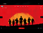 Red Dead Redemption 2 Website Concept Design : Web concept of the open world videogame set in West Red Dead Redemption 2.I'm a big fan of this saga.This personal videogame seems to me a very good story, an incredible soundtrack, excellent characters and, 