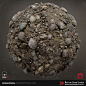 Rocky Soil Study, Joshua Lynch : Rocky soil study created in Substance Designer.