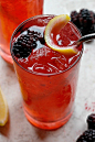 Blackberry Ginger Crush Cocktail