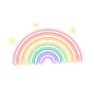 霓虹彩虹|png素材