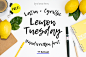 Lemon Tuesday Font | dafont.com
