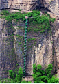 太行山螺旋天梯  太行山大峡谷自然风光旅游区 ( 国家森林公园 ) ，位于河南省西北部的安阳林州和山西省壶关县东南部，南太行的东麓。境内千峰竞秀，万壑争奇，独特的地形、地貌，珍稀动植物资源造就了太行山大峡谷最为奇异的自然风光。太行山大峡谷是国家 4A级旅游景区，国家森林公园，国家地质公园。kevin741963的图片墙-搜狐相册 #美景# #壁纸# #摄影#