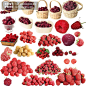 多款浆果图片#香甜##树莓##桑葚##水果##蔓越莓##竹篮##篮子##农产品##浆果#