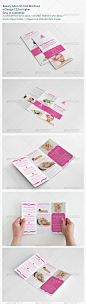 Beauty Salon Tri-Fold Brochure - Brochures Print Templates