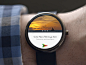 Android Wear UI Designs : This simple project entails instances where Motorola's Moto 360 Watch and Android Wear OS can be used and the design associated with it. 