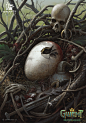 Harpy Egg, Grafit Studio : You hear the cracking sound, and you know it means no good. <br/>A card for 'Gwent' by one of our favourite clients CD Projekt Red <a class="text-meta meta-link" rel="nofollow" href="https://www
