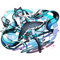 光翼荧羽采集到初音