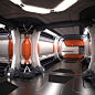 sci fi spaceship corridor 3d max by cermaka