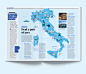 The Times : Italy : Map and cover illustrations for The Times of London to accompany a feature on Italy. Agency : News UK/The Bridge Studio | Art Direction : Dan Neather