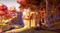 Lowpoly - A forest path on Behance