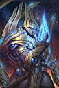 Artanis, Glenn Rane : Starcraft's Artanis, Painted for BlizzCon 2013.