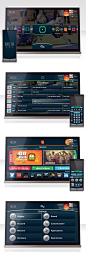 Directus Smart TV UI design