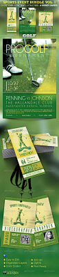 Sports Event Template Bundle Vol 1: Golf - Sports Events