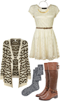 "aztec print cardigan" by fabiola-meza on Polyvore