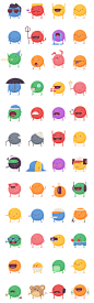 Kewe Stickers : A sticker pack for KeWe, a social networking app.