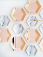 blush gold and marble: 