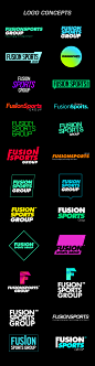 FusionSports // Branding : Identity creation, branding and web development.Bold and powerful colours, with professional imagery and clean typefaces and composition.The client finally decided to go down another route in the end, but were very happy with th