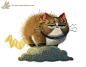 Daily Paint #1032. Zeus Cat, Piper Thibodeau : Daily Paint #1032. Zeus Cat by Piper Thibodeau on ArtStation.