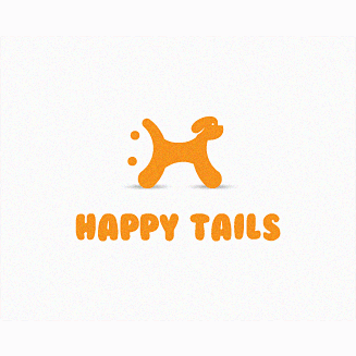 Happy Tails 国外logo设计