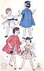 上个世纪旧杂志上的萝莉童装插图真的好可爱... 来自CG插画控 - 微博