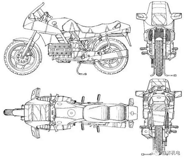 摩托车3D透视结构图以及结构图纸_牛摩网