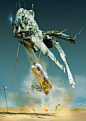 英国年轻艺术家 col price 的科幻CG插画 - 灵感日报 :   如果哪天真的外星人降临地球，亦或我们的科技发展到相当的程度，那些巨大而奇怪的飞行器飘过天空时一定…