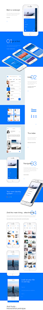 Mail.ru application redesign concept : Our version of mail.ru application include inbox and smart attachments, where all your files will be organized in the best way with different swipe-filters, and also you can always choose the view of your inbox grid.