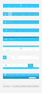 UI Navigation Horizontal PSD Drag and Drop : Easy to use drag and drop navigation set for web design and mockups. Includes 10 horizontal navigations with flat and realistic styles.Use them anywhere in any medium or format.You are allowed to remix, transfo