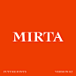 Mirta by Michelangelo Nigra - Future Fonts : License Mirta and more in-progress typefaces on Future Fonts.