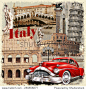 italy vintage poster.