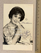 1650'S 林黛 明星照片 Hong Kong Chinese actress Lin Dai photo Montblanc pen advertising $59.99 - PicClick