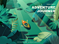 Adventure Journey forest adventure design illustration