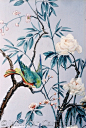 chinoisery painting by Jennifer Carrasco | Chinoiserie | More here: http://mylusciouslife.com/photo-galleries/a-colourful-life-colours-patterns-and-textiles/: 