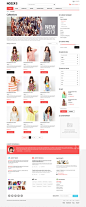 WooCommerce WordPress主题 - FashionZozza上Behance