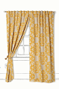 Coqo Floral Curtain: 