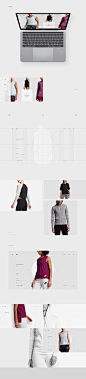 Minimalist Design for Nike Desktop and Mobile Concept