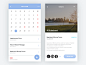 Calendar App : clean and modern design calendar 