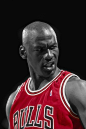 Michael Jordan & the look. For me, basketball hasn't been as exciting since he left the game.