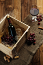 高档红酒与木箱高清摄影图片 - 素材中国16素材网