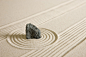 General 1678x1119 nature sand grain stone circle lines zen rock calm garden depth of field