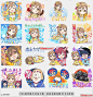 line贴图表情包LoveLive!Sunshine!! x SEGA vol.3  LoveLive，Sunshine ,, x SEGA vol，3贴纸Hanamaru|LoveLive!Sunshine!! x SEGA vol.3 sticker Hanamaru  Sonic  Aqours are enjoing life. Hanamaru wers many costume.@飞天胖虎