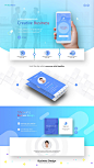 商业移动APP宣传PSD网页模板Business web template#tiw348f4202 :  