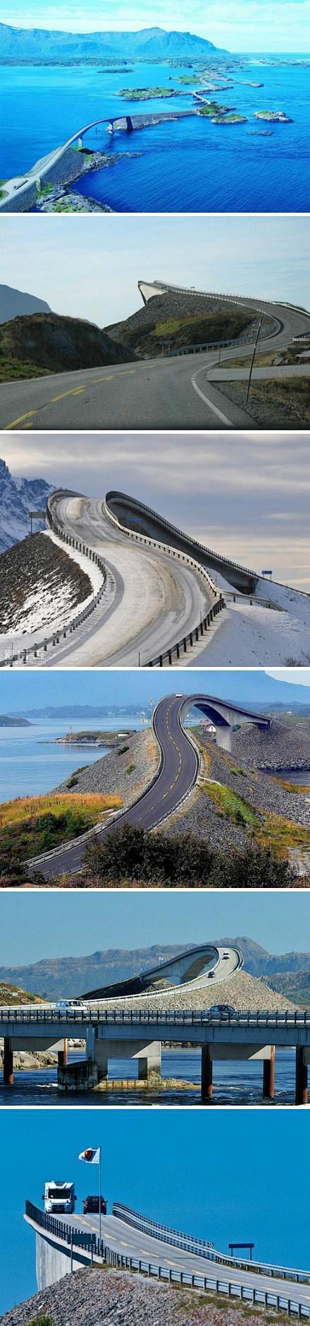 【挪威的“通天之路”】大西洋海滨公路，建...